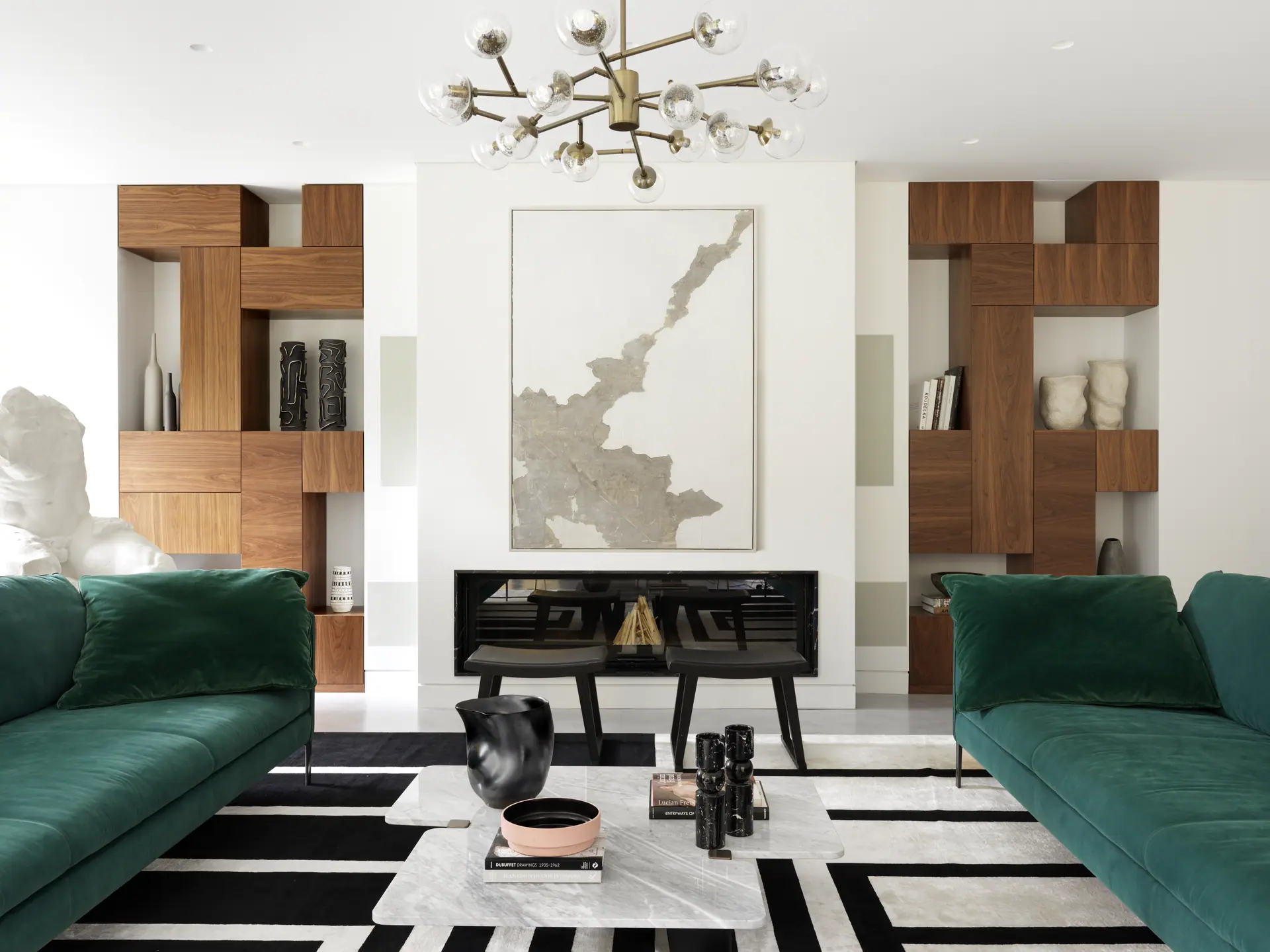 Forest Lake residence interior