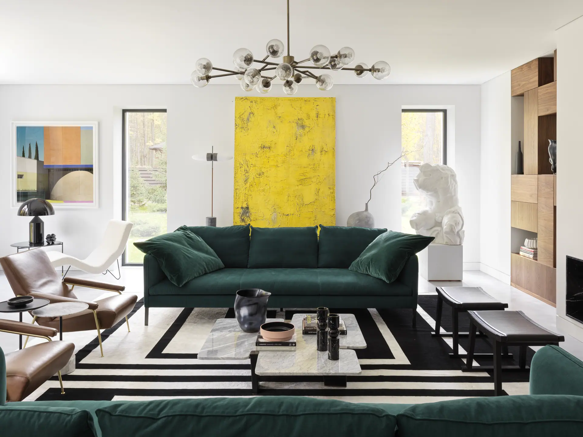 Forest Lake residence interior